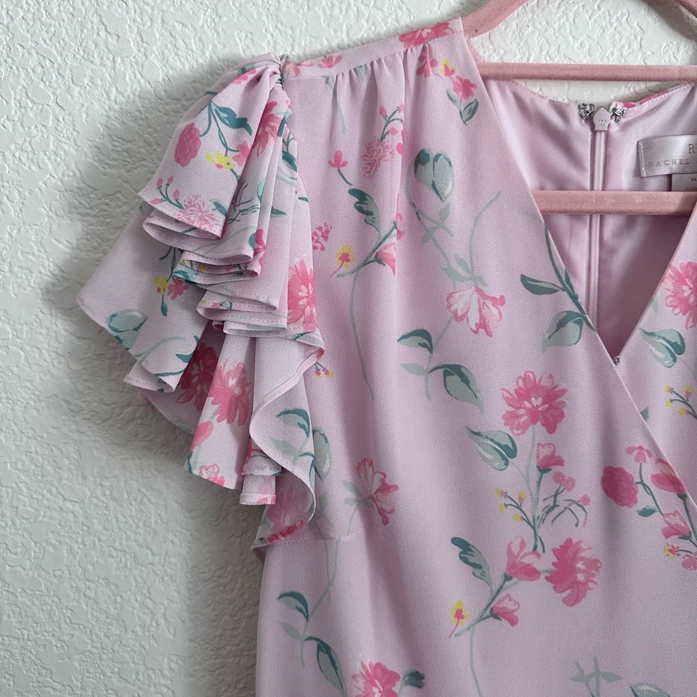 Rachel Parcell Tiered Ruffle sleeve dress - Picture 4 of 11